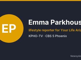 Emma Parkhouse, lifestyle reporter for Your Life Arizona, KPHO-TV
