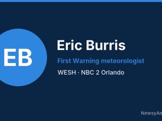 Eric Burris, First Warning meteorologist, WESH