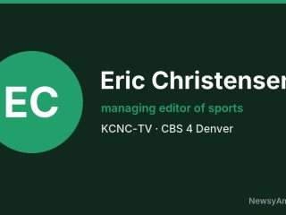Eric Christensen, managing editor of sports, KCNC-TV