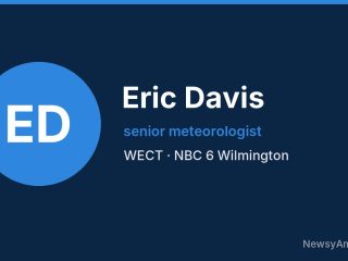 Eric Davis, senior meteorologist, WECT