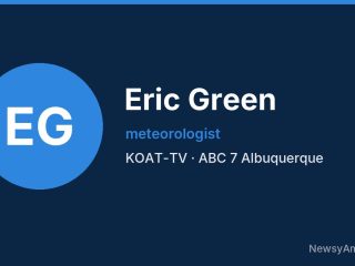 Eric Green, meteorologist, KOAT-TV