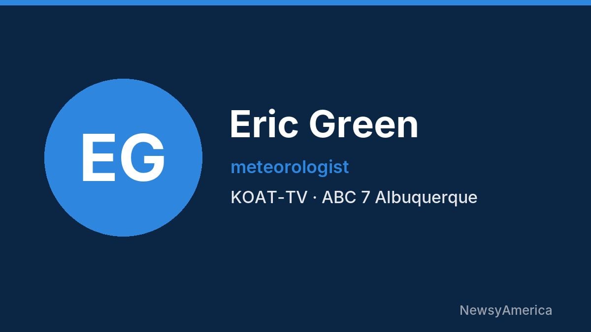Eric Green – KOAT-TV, Albuquerque