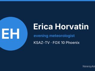 Erica Horvatin, evening meteorologist, KSAZ-TV