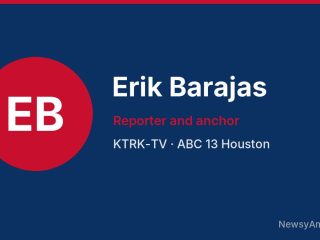 Erik Barajas, Reporter and anchor, KTRK-TV