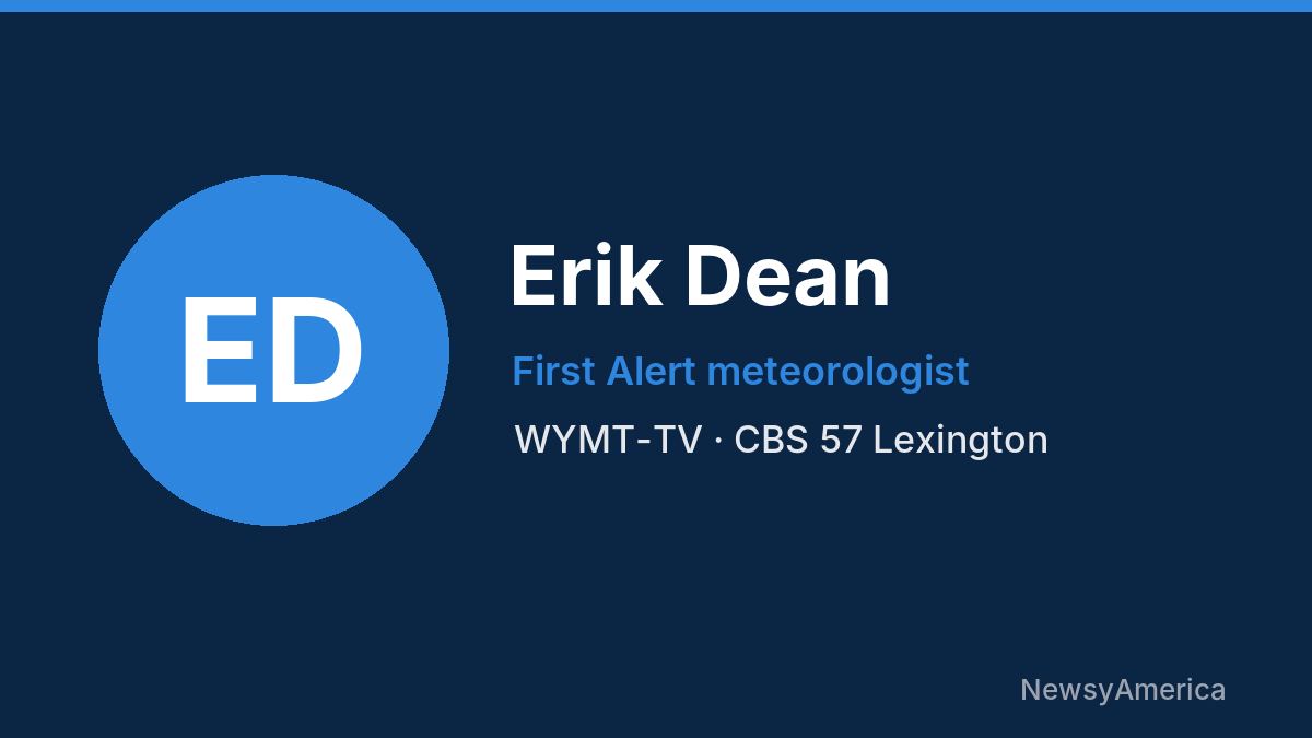 Erik Dean – WYMT-TV, Lexington
