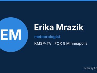 Erika Mrazik, meteorologist, KMSP-TV