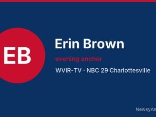 Erin Brown, evening anchor, WVIR-TV