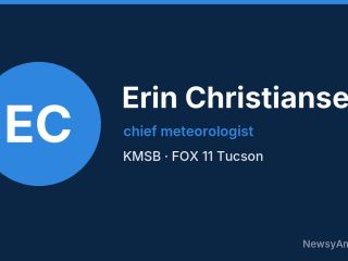 Erin Christiansen, chief meteorologist, KMSB