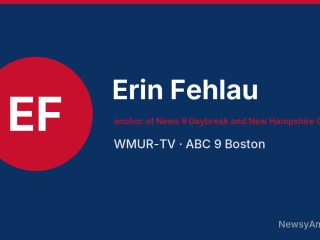 Erin Fehlau, anchor of News 9 Daybreak and New Hampshire Chronicle, WMUR-TV