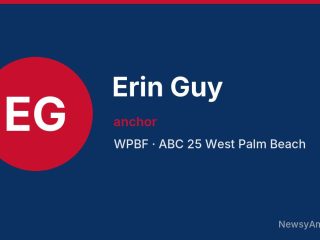 Erin Guy, anchor, WPBF
