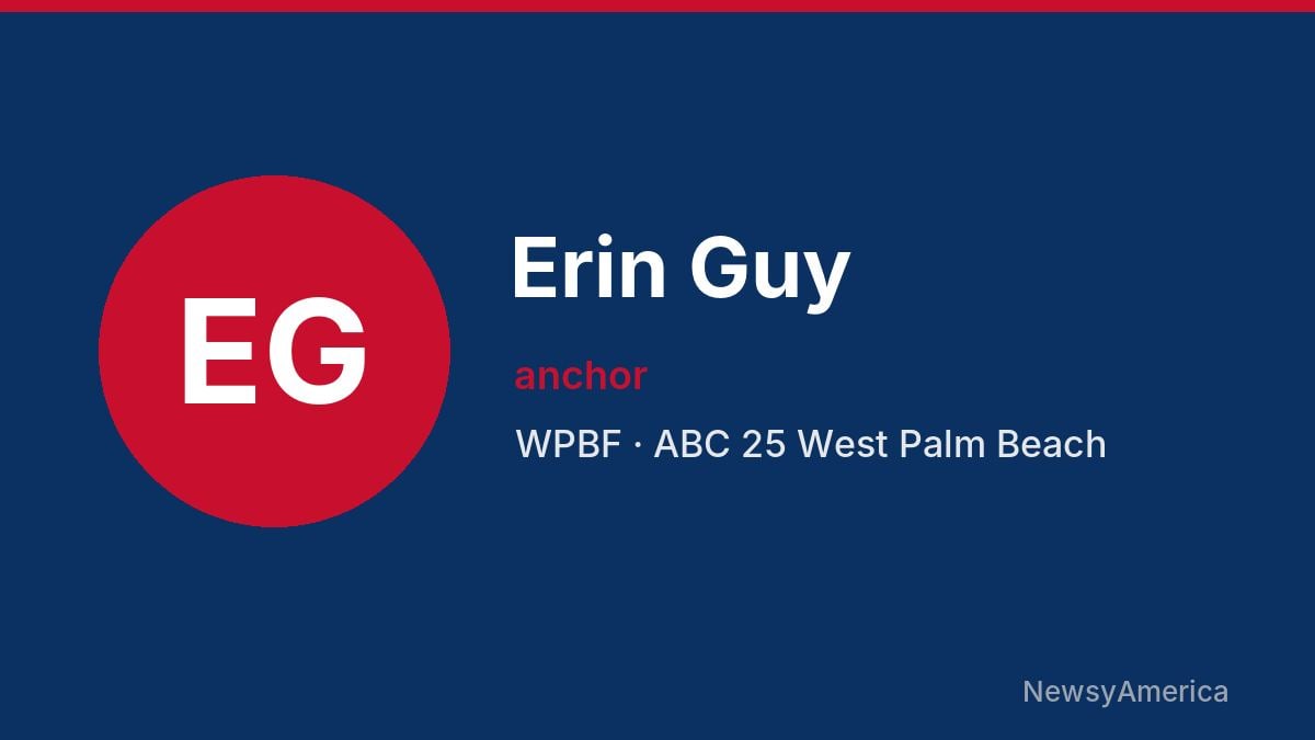 Erin Guy – WPBF, West Palm Beach