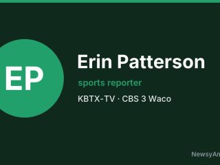 Erin Patterson, sports reporter, KBTX-TV