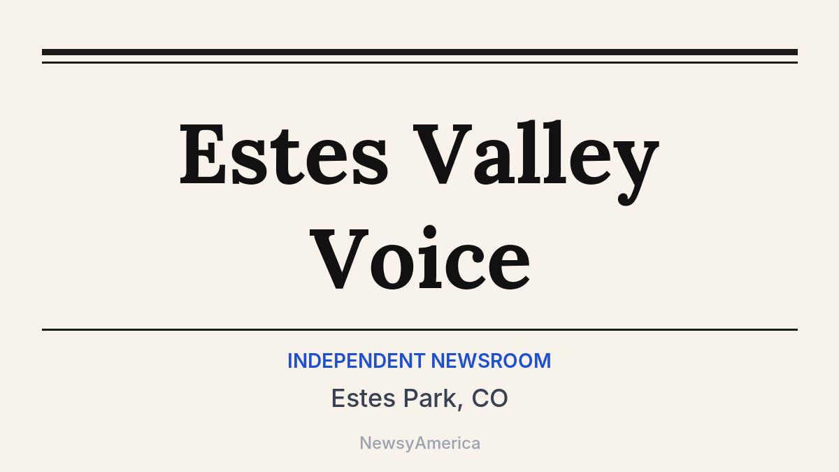 Estes Valley Voice – Estes Park, CO