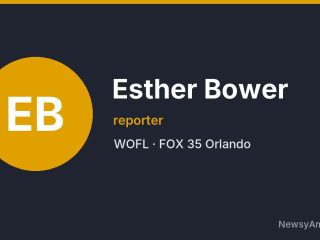 Esther Bower, reporter, WOFL