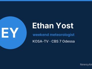 Ethan Yost, weekend meteorologist, KOSA-TV