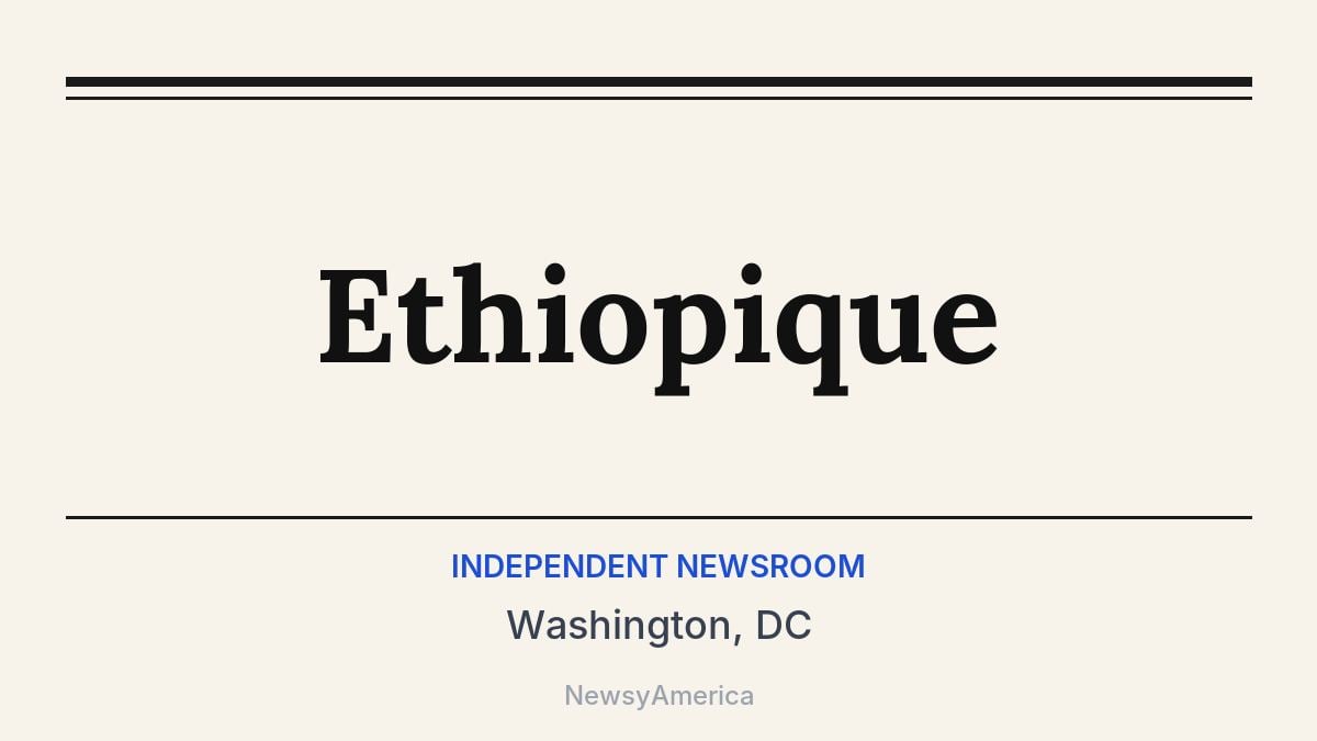Ethiopique – Washington, DC