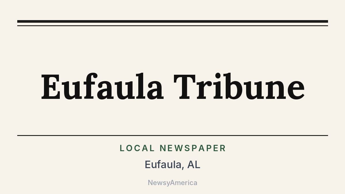 Eufaula Tribune – Alabama