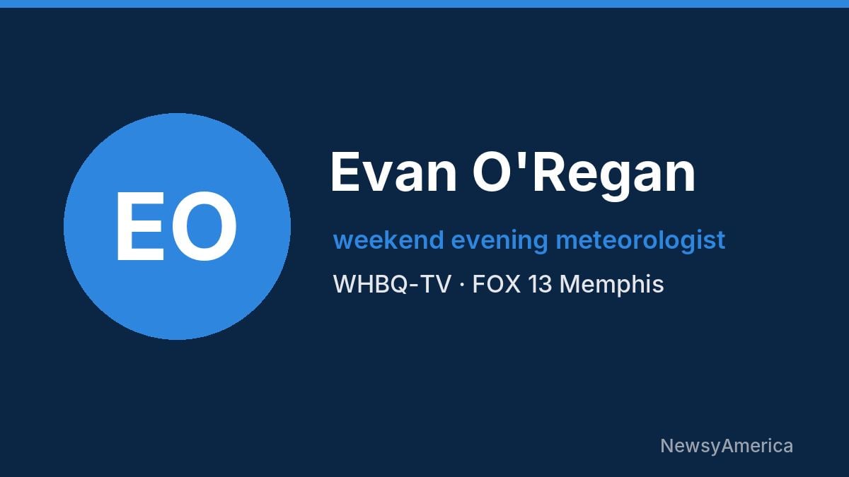 Evan O’Regan – WHBQ-TV, Memphis