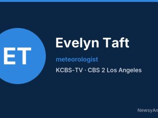 Evelyn Taft, meteorologist, KCBS-TV