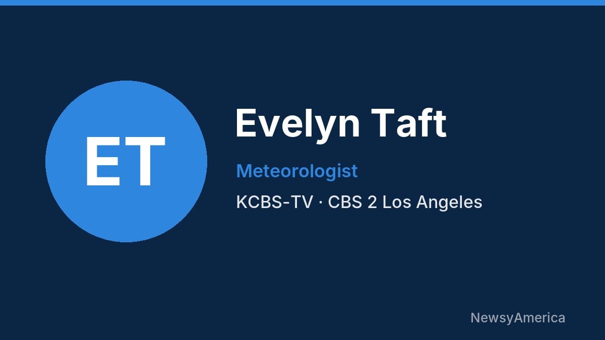 Evelyn Taft – KCBS-TV, Los Angeles