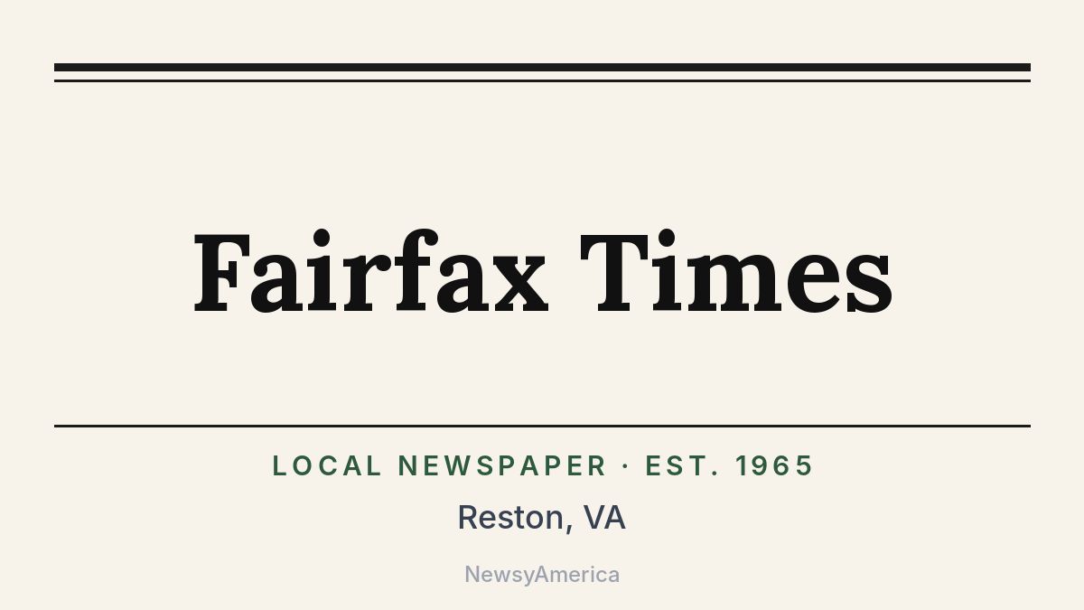 Fairfax Times – Reston, VA