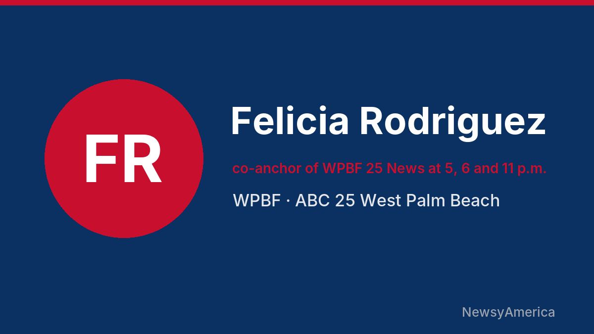Felicia Rodriguez – WPBF, West Palm Beach