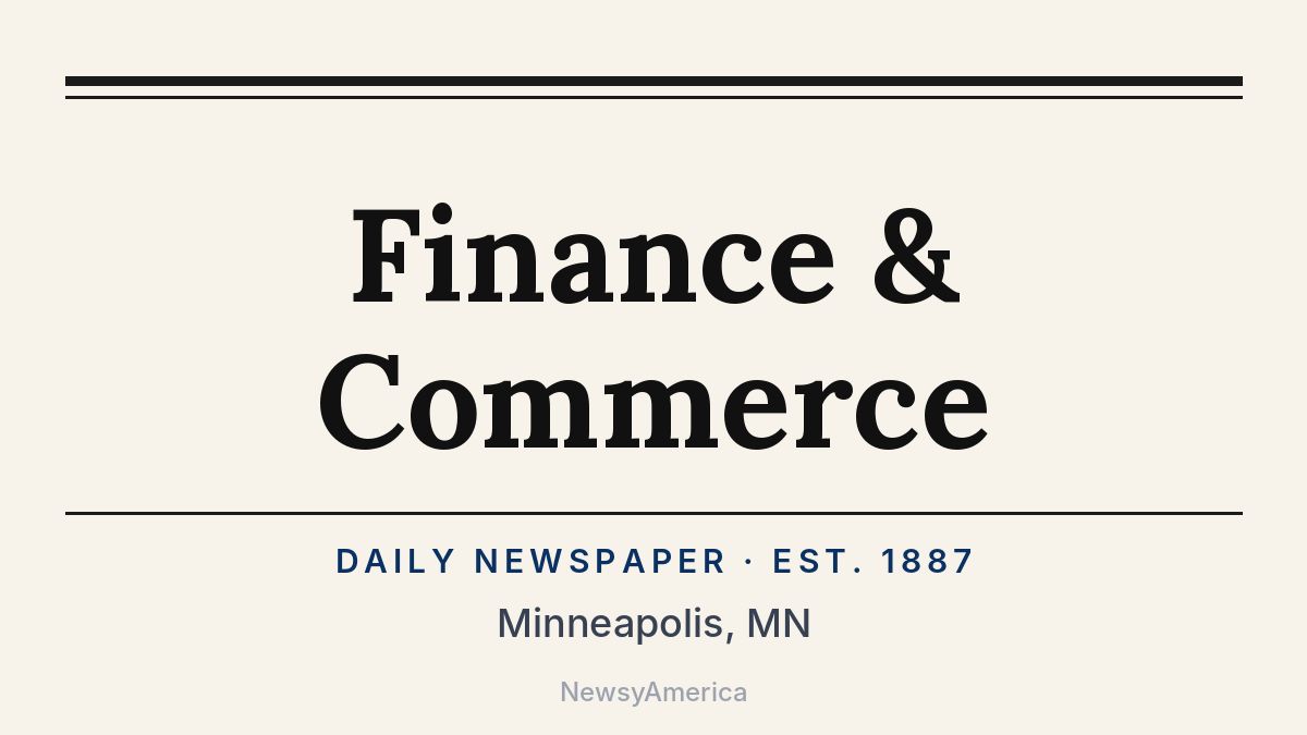 Finance & Commerce – Minneapolis, MN
