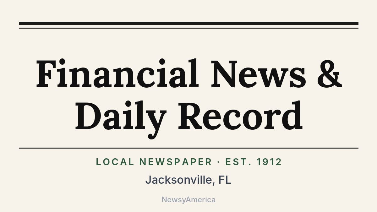 Financial News & Daily Record – Jacksonville, FL