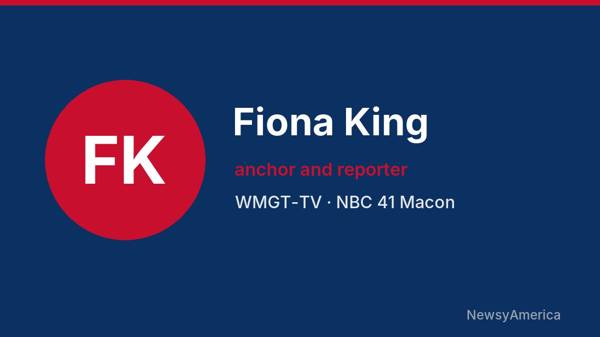 Fiona King – WMGT-TV, Macon