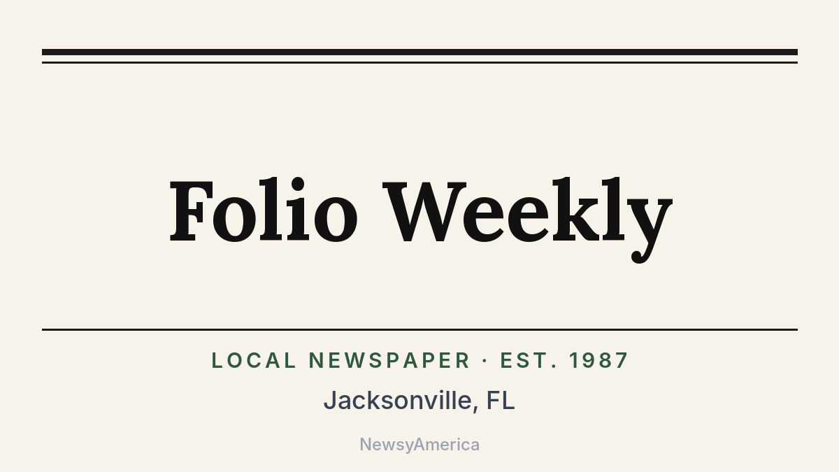 Folio Weekly – Jacksonville, FL