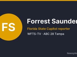 Forrest Saunders, Florida State Capitol reporter, WFTS-TV