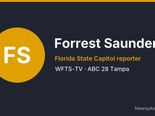 Forrest Saunders, Florida State Capitol reporter, WFTS-TV