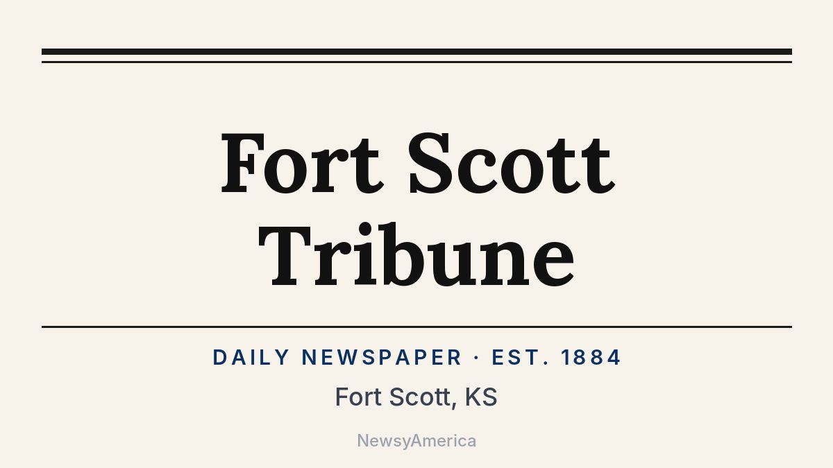 Fort Scott Tribune – Kansas