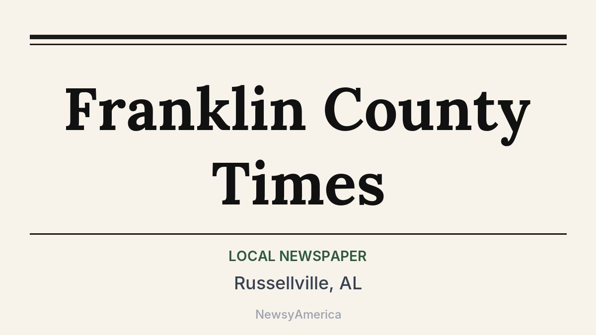 Franklin County Times – Russellville, AL