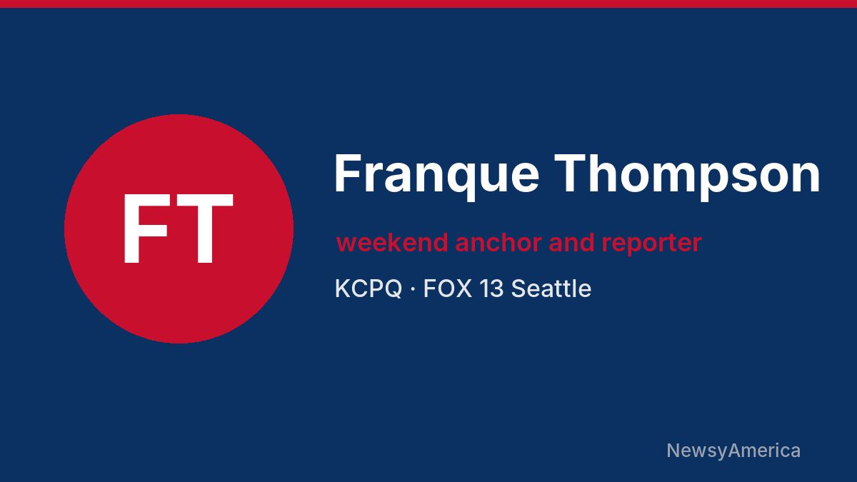 Franque Thompson – KCPQ, Seattle