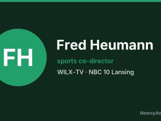Fred Heumann, sports co-director, WILX-TV