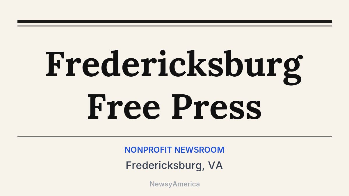 Fredericksburg Free Press – Fredericksburg, VA