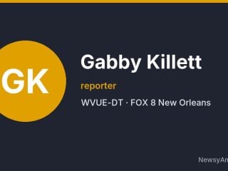 Gabby Killett, reporter, WVUE-DT