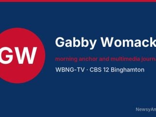 Gabby Womack, morning anchor and multimedia journalist, WBNG-TV