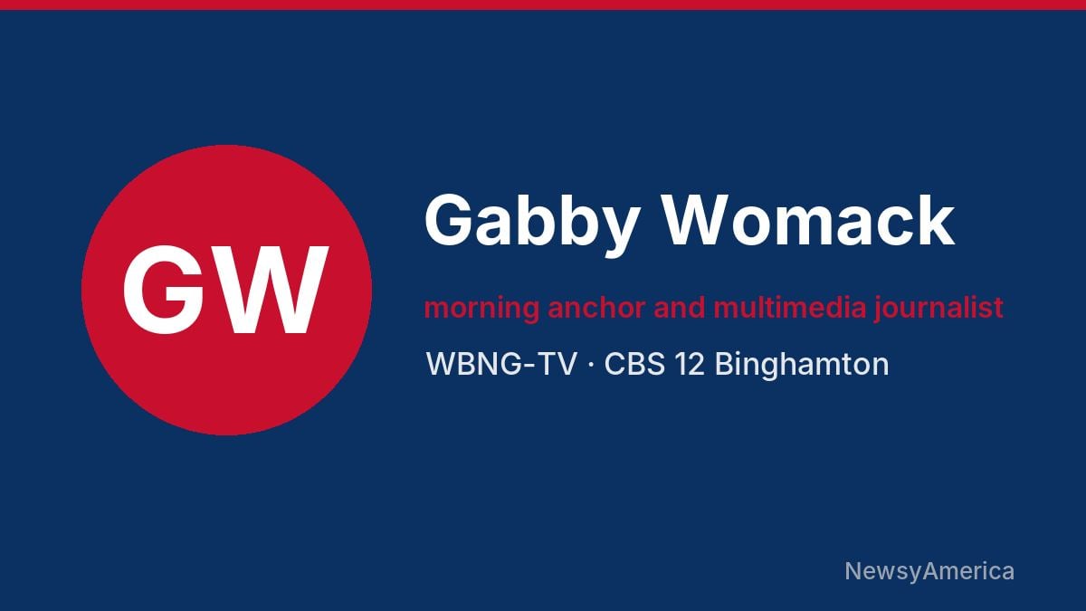 Gabby Womack – WBNG-TV, Binghamton