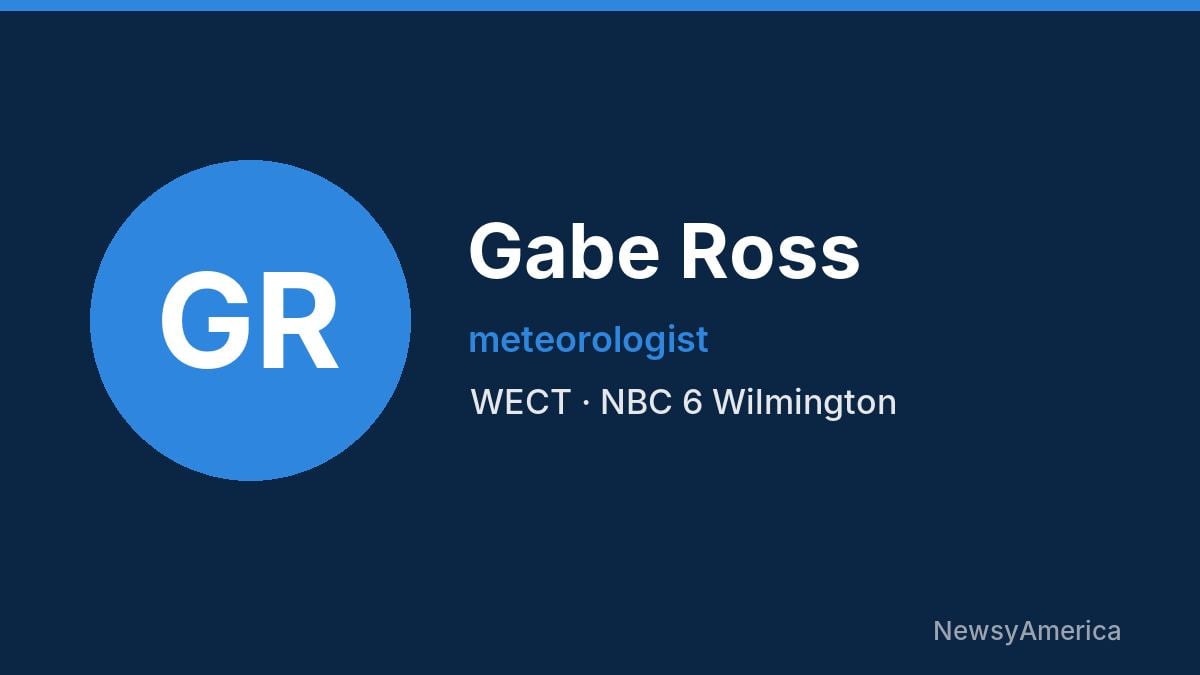 Gabe Ross – WECT, Wilmington
