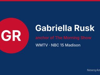 Gabriella Rusk, anchor of The Morning Show, WMTV