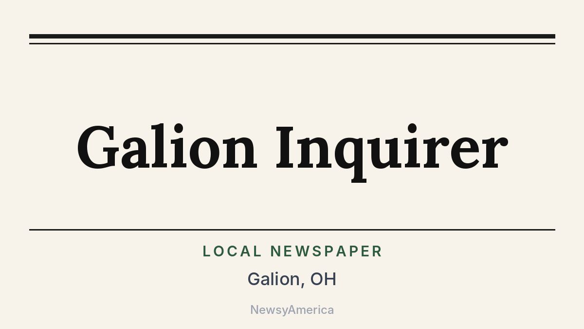 Galion Inquirer – Ohio