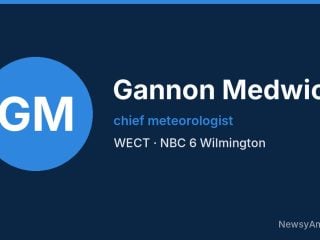 Gannon Medwick, chief meteorologist, WECT