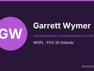 Garrett Wymer, executive producer of streaming and host of FOX Orlando Live, WOFL