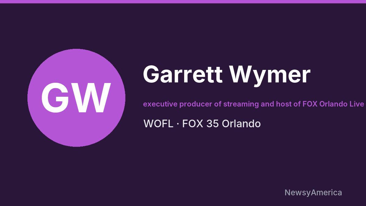 Garrett Wymer – WOFL, Orlando