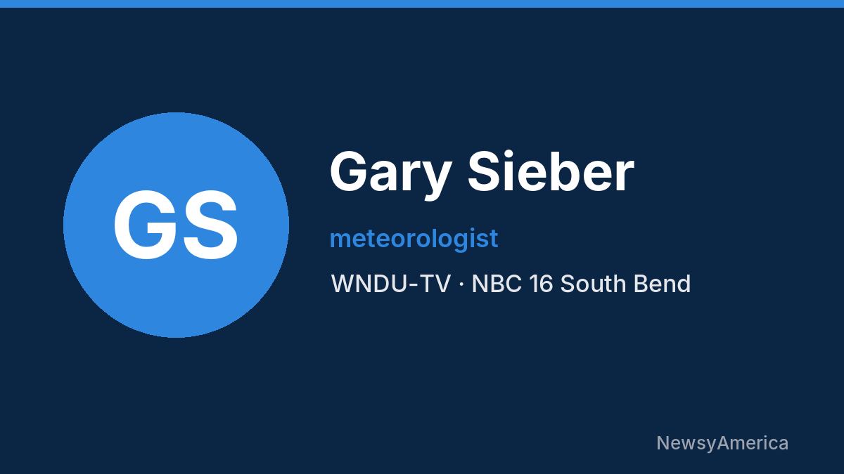 Gary Sieber – WNDU-TV, South Bend