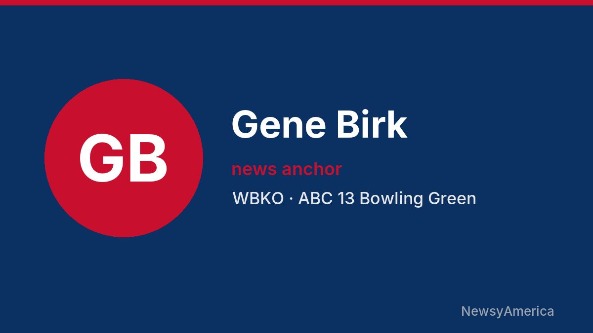 Gene Birk – WBKO, Bowling Green