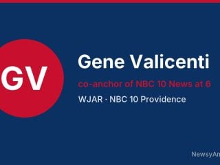 Gene Valicenti, co-anchor of NBC 10 News at 6, WJAR