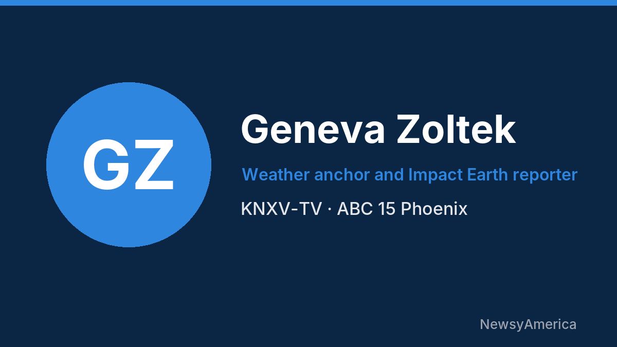 Geneva Zoltek – KNXV-TV, Phoenix